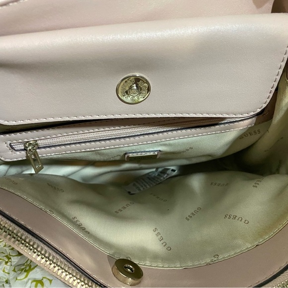 Guess Pink Leather Tote Bag - Picture 10 of 11